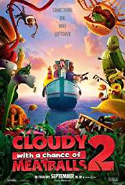 Cloudy With A Chance Of Meatballs 2 2013 Dual Audio Hindi 480p BluRay 300MB Filmy4WEB